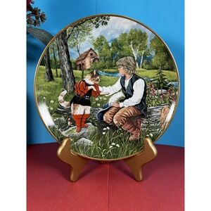 Kaiser West Germany Porcelain Classic Fairy Tales Collectors Plate Puss In Boots